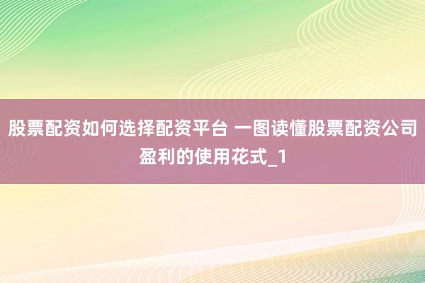股票配资如何选择配资平台 一图读懂股票配资公司盈利的使用花式_1